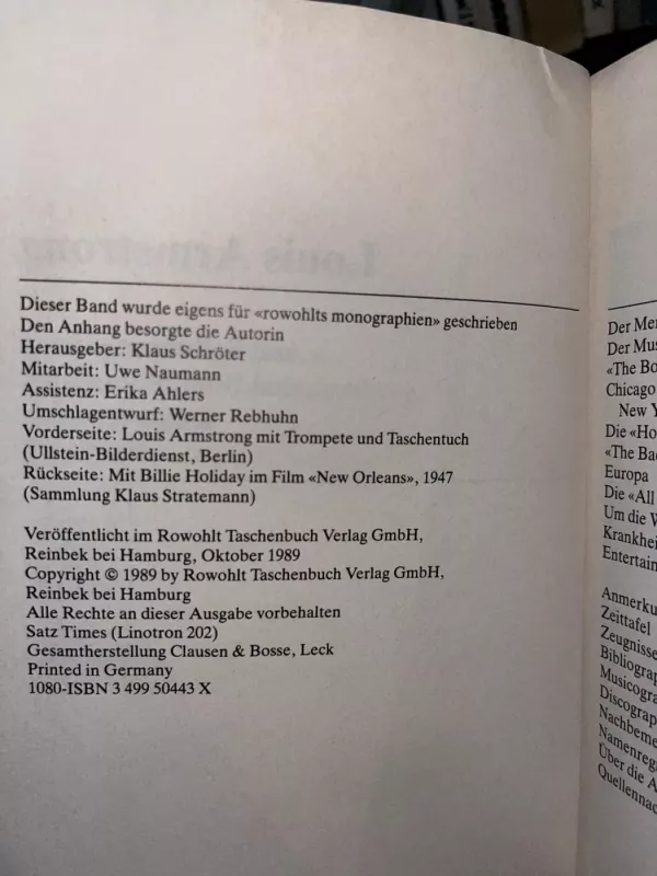 Louis Armstrong (German Edition) - Ilse Storb, knyga 4