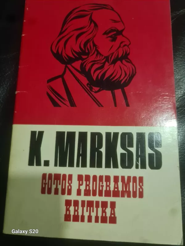 Gotos programos kritika - Karlas Marksas, knyga 2