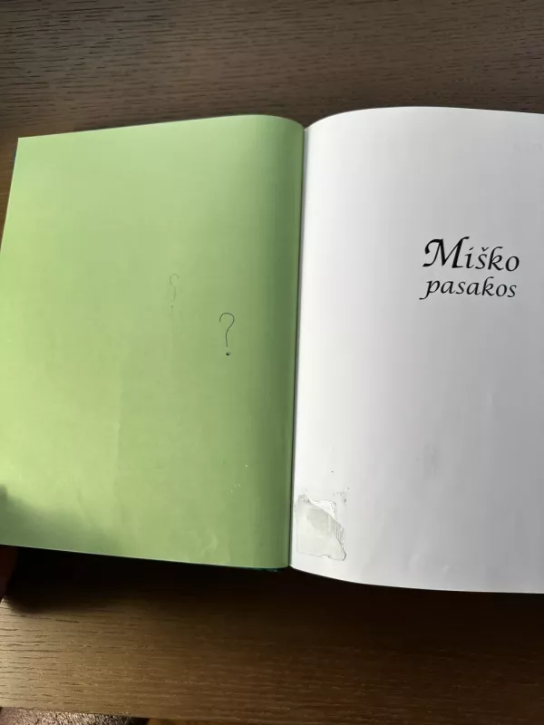 Miško pasakos - Tony Wolf, knyga 3