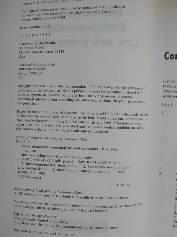 International Environmental Law and Economics - Autorių Kolektyvas, knyga 4