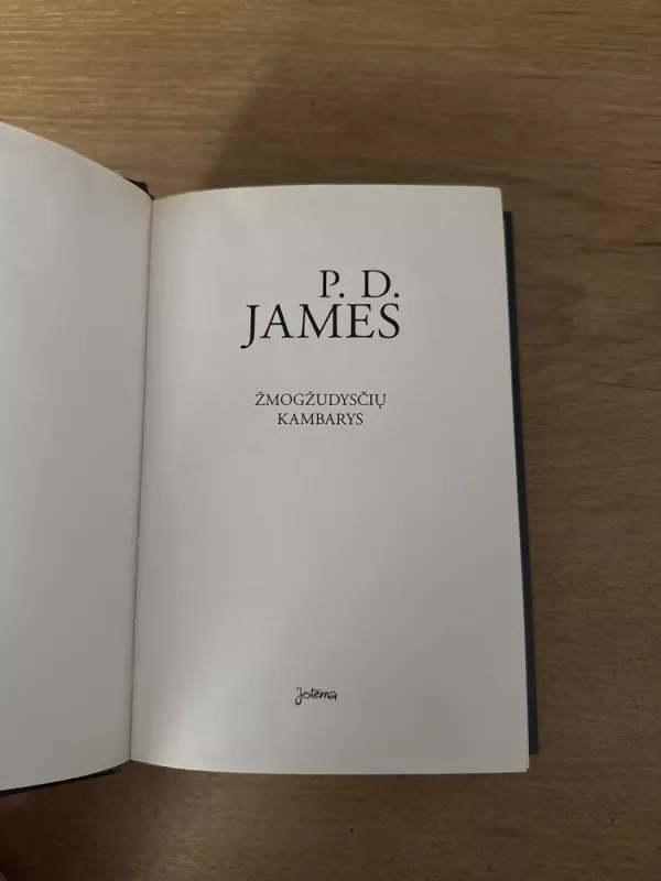Žmogžudysčių kambarys - P. D. James, knyga 3