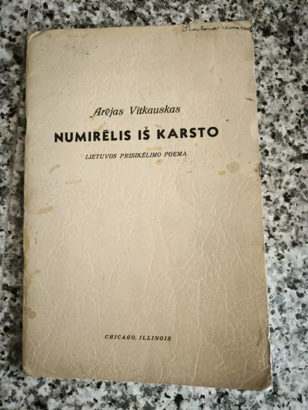 Numirėlis iš karsto - Arėjas Vitkauskas, knyga 2