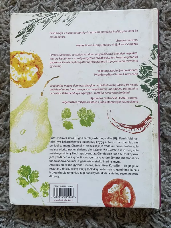 Vegetariški patiekalai kiekvieną dieną - Hugh Fearnley - Whittingstall, knyga 3