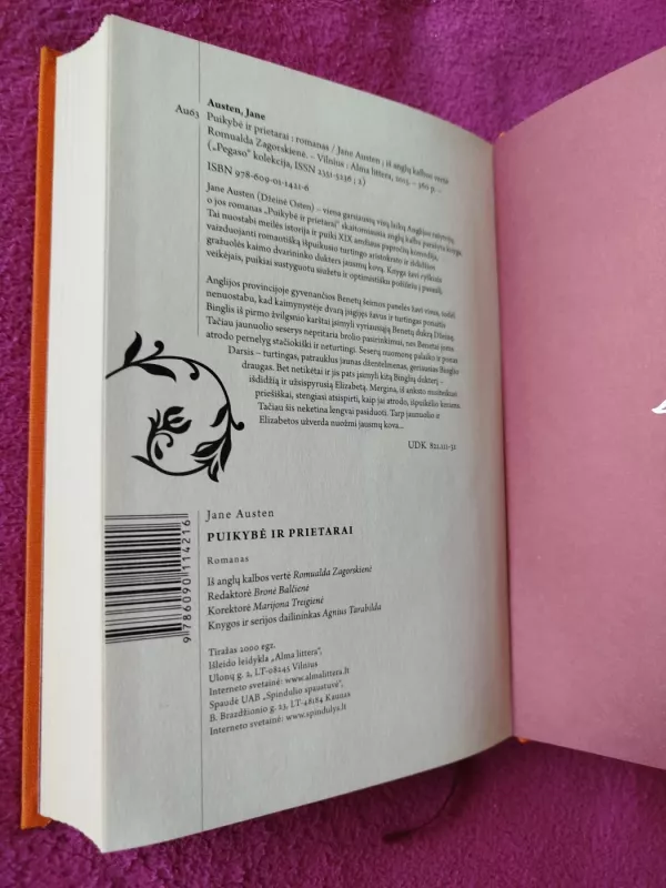 Puikybė ir prietarai (Pegaso kolekcijos 2 knyga) - Jane Austen, knyga 4