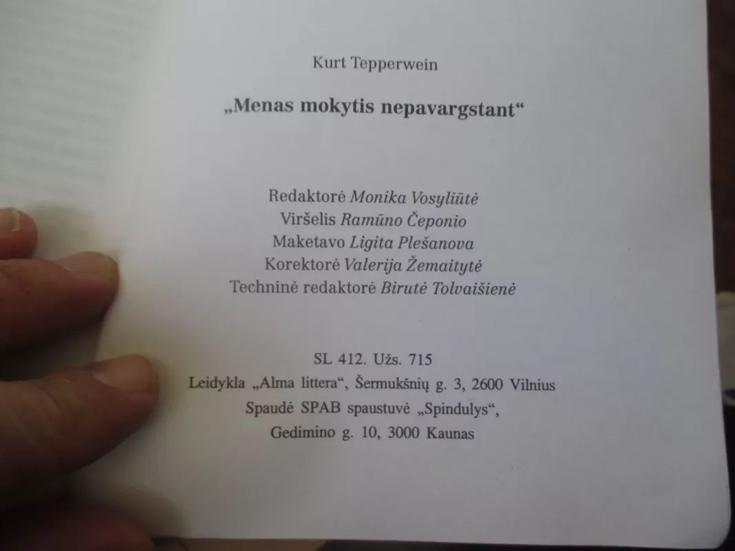 Menas mokytis nepavargstant - Kurt Tepperwein, knyga 4