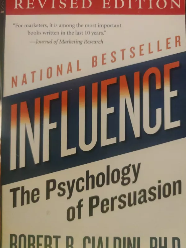 Influence. The Psychology of Persuasion - Robert B. Cialdini, knyga 2