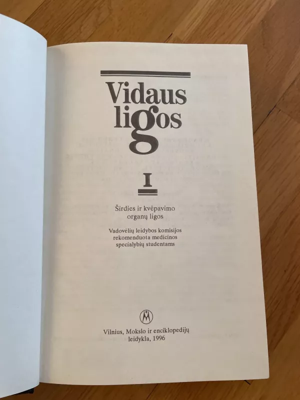 Vidaus ligos I - A. Bagdonas, ir kiti , knyga 3