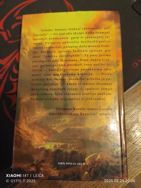 Raudonoji palapinė - Anita Diamant, knyga 2