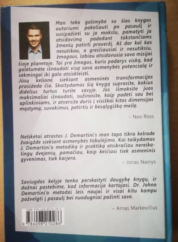 Proveržio patirtis: revoliucinis požiūris į asmenybės transformaciją - John F. Demartini, knyga 3