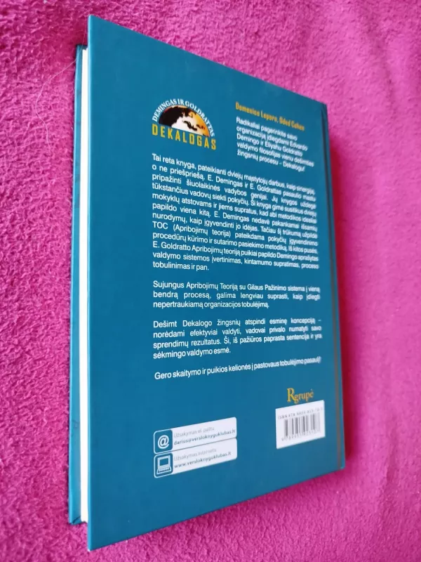 Dekalogas. Apribojimų teorija ir Gilaus pažinimo sistema - Autorių Kolektyvas, knyga 6