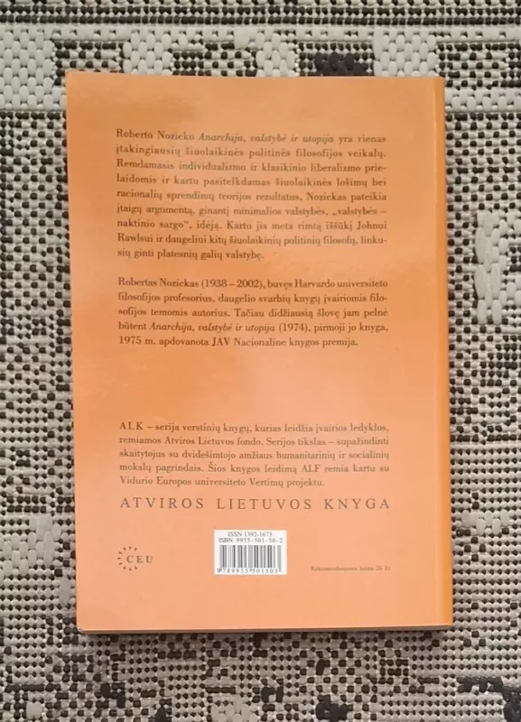 Anarchija, valstybė ir utopija - Robert Nozick, knyga 3