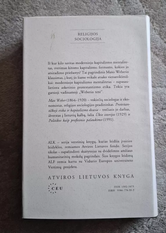 Protestantiškoji etika ir kapitalizmo dvasia - Max Weber, knyga 3