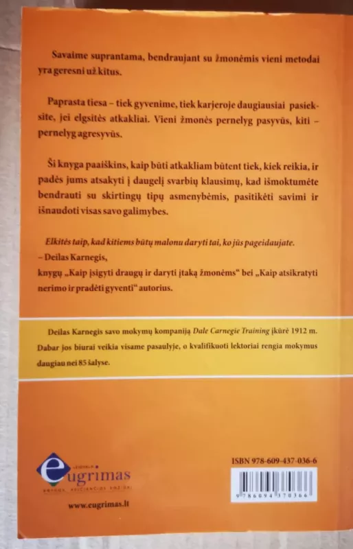 5 dalykai, kuriuos būtina mokėti žmonėms - Dale Carnegie, knyga 3