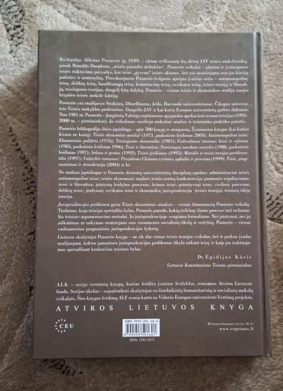 Jurisprudencijos problemos - Richard A. Posner, knyga 3