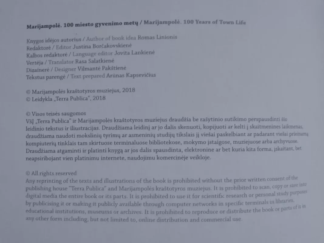 Marijampolė: 100 miesto gyvenimo metų - Autorių Kolektyvas, knyga 3