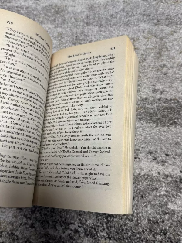 The Lion’s game - Nelson DeMille, knyga 6