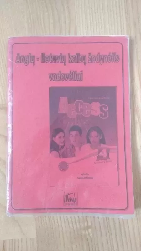 Anglų - lietuvių klabų žodynėlis vadovėliui Access 4 - Rima Simonaitienė, knyga 2