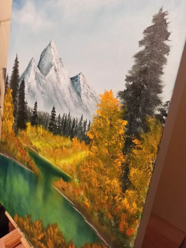 Aliejinis paveikslas Kalnai 45x60 - , namai ir interjeras 3