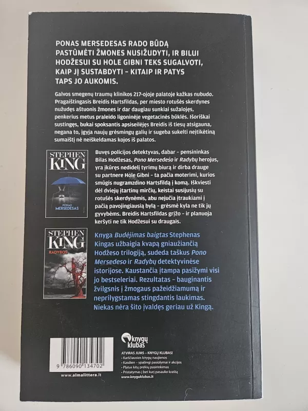 Budėjimas baigtas - Stephen King, knyga 3