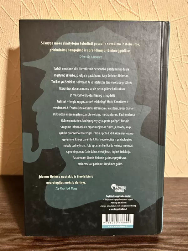 Mąstyti kaip Šerlokas Holmsas. Kaip veikia protas - Maria Konnikova, knyga 4