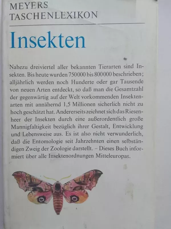 Insekten: Meyers Taschenlexikon - Gerrit Friese, knyga 2