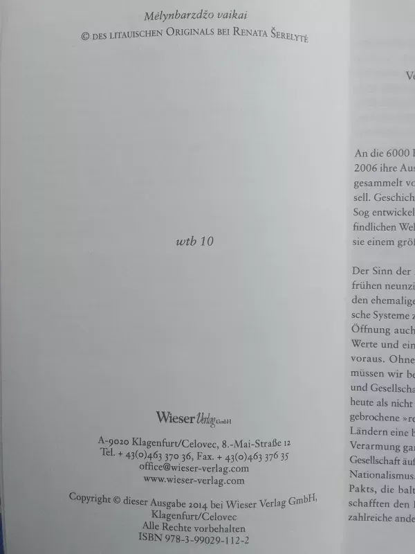 Blaubarts Kinder - Renata Šerelytė, knyga 5