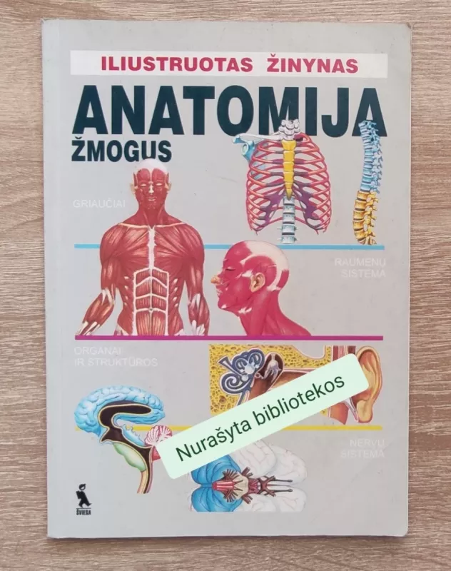 Iliustruotas žinynas Anatomija Žmogus - Autorių Kolektyvas, knyga 2