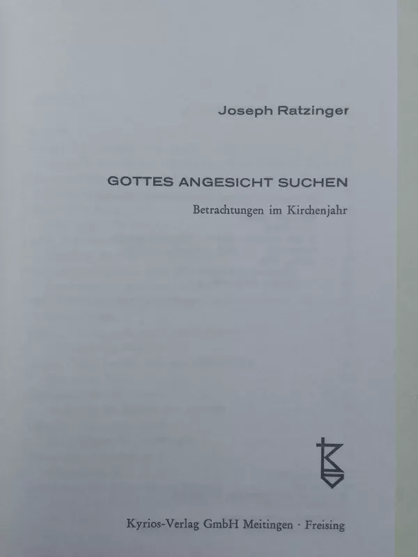 Gottes Angesicht suchen. Betrachtungen im Kirchenjahr - Benedikt XVI., Papst, Joseph Ratzinger, knyga 3