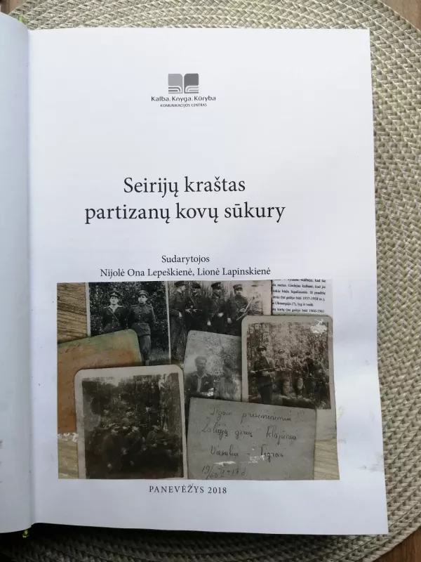 Seirijų kraštas partizanų kovų sūkury - Lepeškienė Nijolė, knyga 3