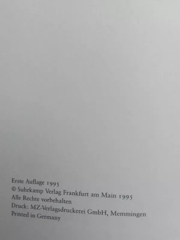 Nox - Thomas Hettche, knyga 5