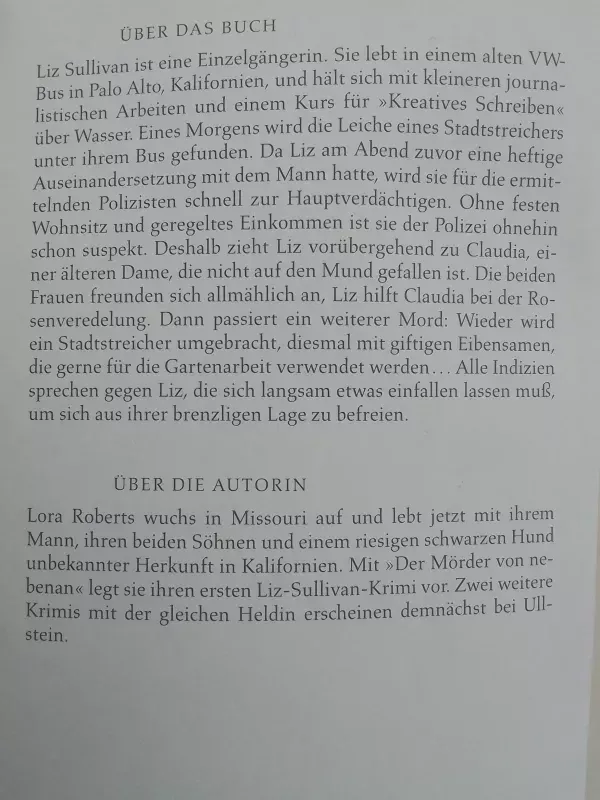 Der Mörder von nebenan - Lora Roberts, knyga 3