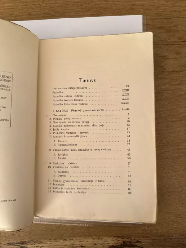 Vaikystė ir jaunystė. Sąmonės genezė - Charlotte Bühler, knyga 4