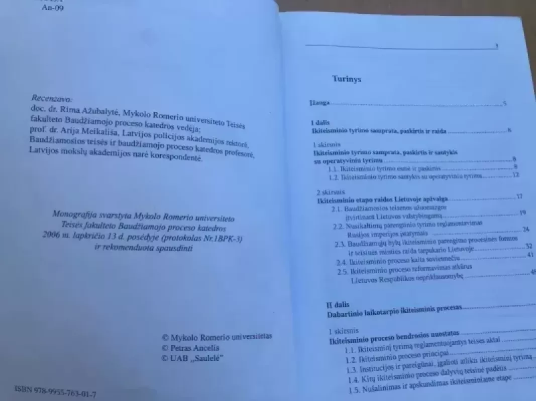 Baudžiamojo proceso ikiteisminis etapas - Petras Ancelis, knyga 5