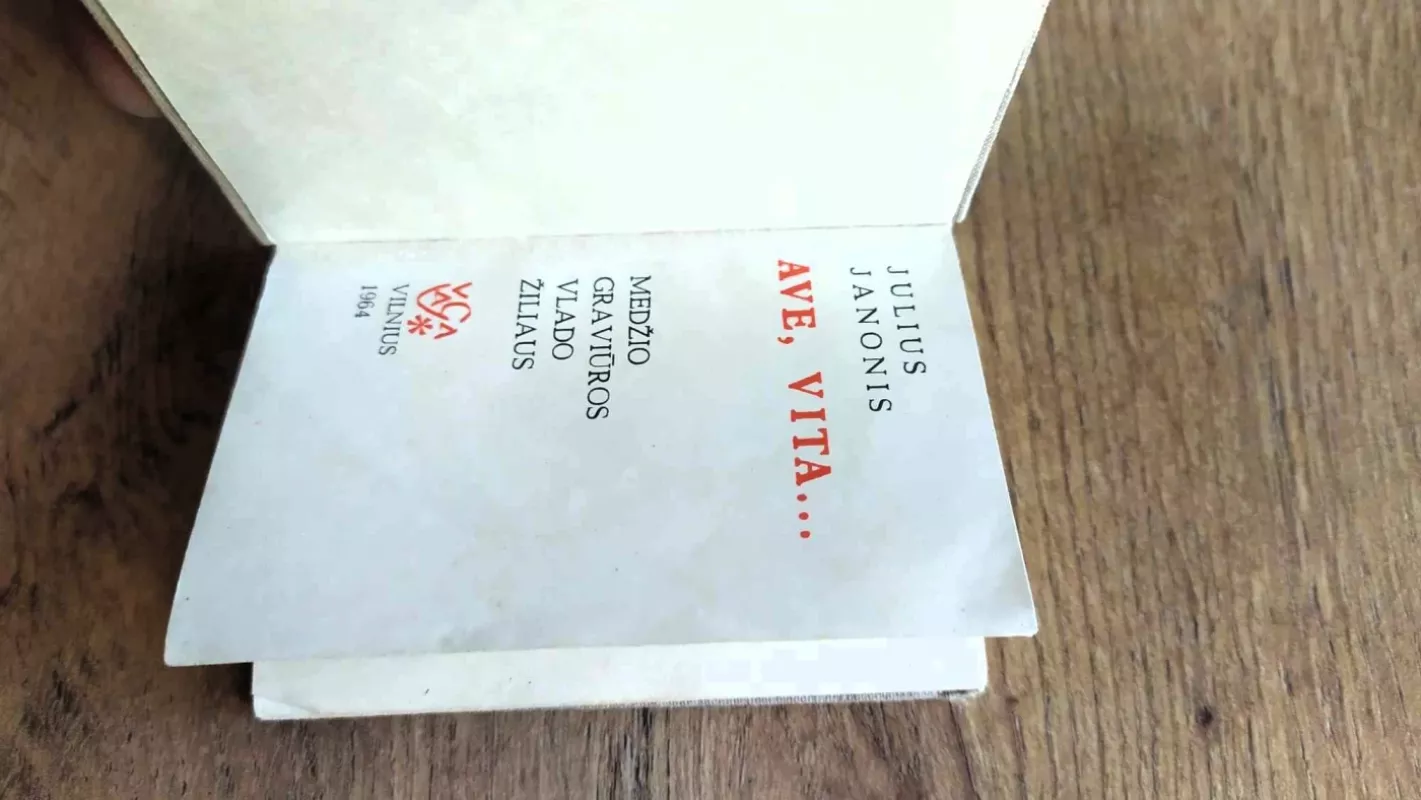 Ave, vita... - Julius Janonis, knyga 3