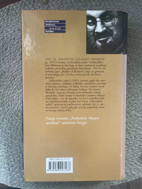 Vidurnakčio vaikai - Salman Rushdie, knyga 3