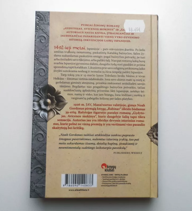 Gydytojas iš Saragosos - Gordon Noah, knyga 3