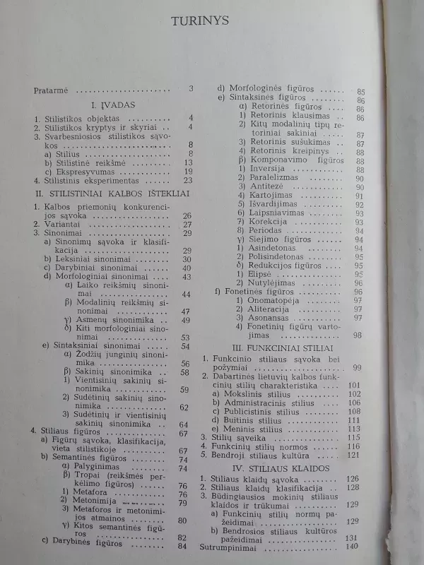 Lietuvių kalbos stilistika - Kazimieras Župerka, knyga 4