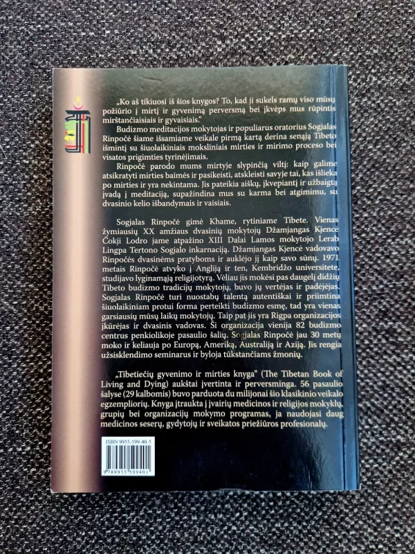 Tibetiečių gyvenimo ir mirties knyga - Sogjalas Rinpočė, knyga 3
