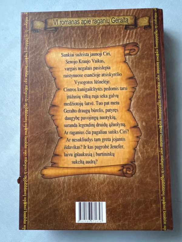 Kregždės bokštas - Andrzej Sapkowski, knyga 4