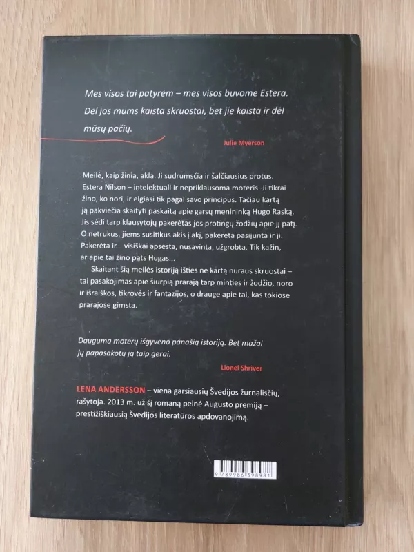 Estera. Romanas apie meilę - Lena Andersson, knyga 3