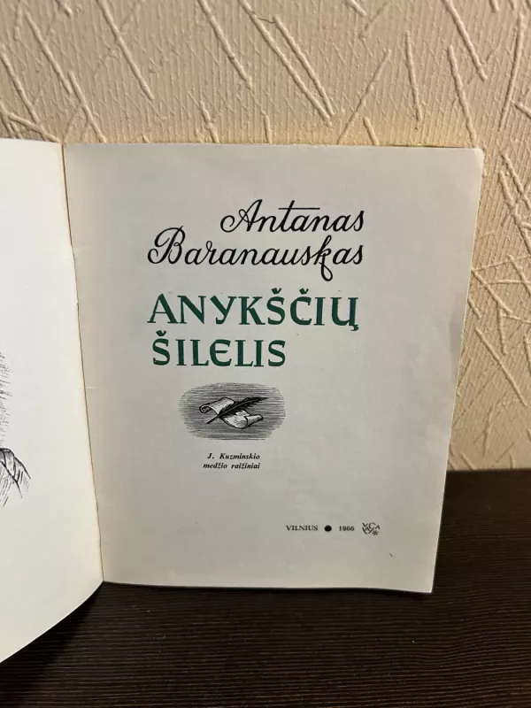 Anykščių šilelis - Antanas Baranauskas, knyga 3