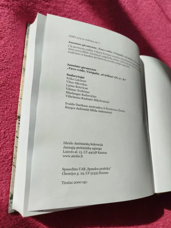 Tavo veido, Viešpatie, aš ieškau! - Jaunųjų ateitininkų sąjunga , knyga 5