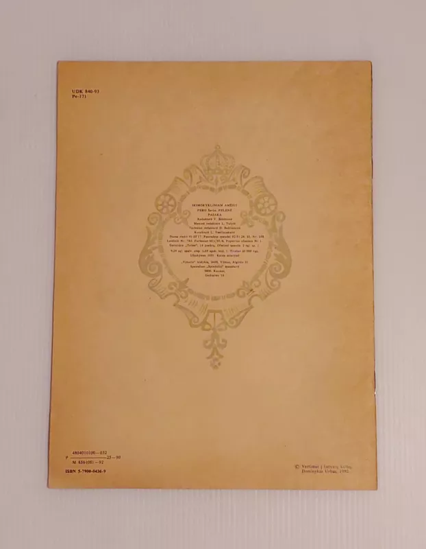 Pelenė - Šarlis Pero, knyga 3