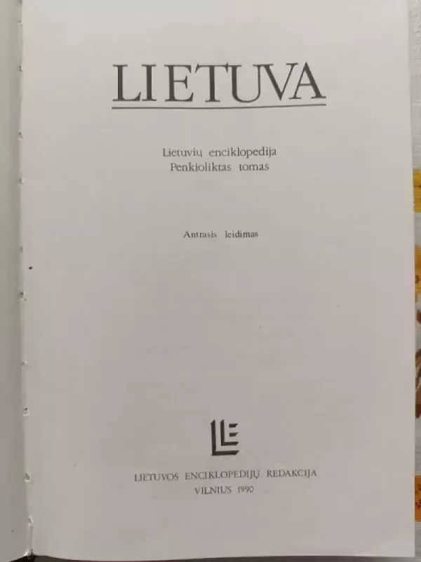 Lietuvių enciklopedija (15 tomas) - Autorių Kolektyvas, knyga 3
