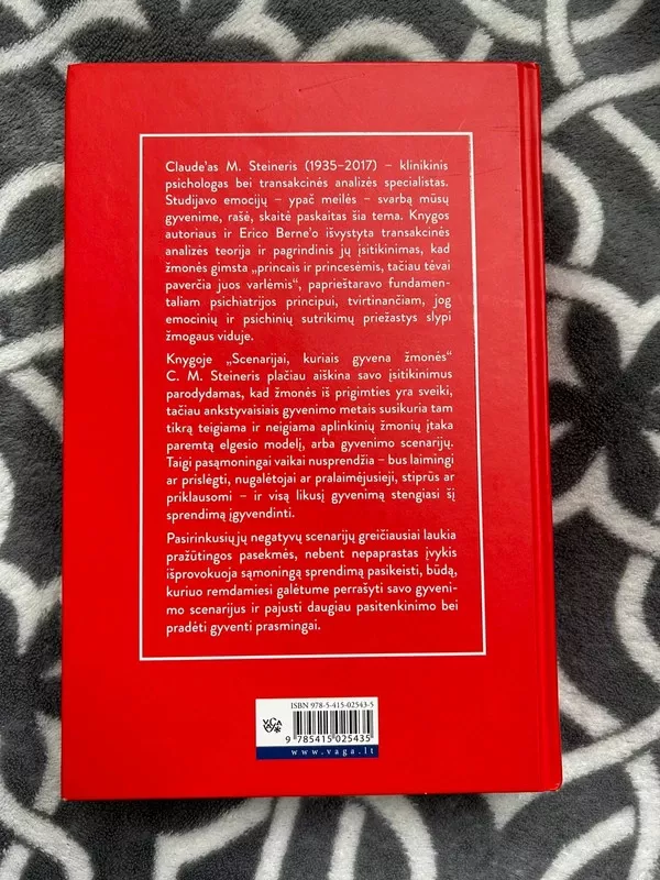 Scenarijai, kuriais gyvena žmonės - Claude Steiner, knyga 3