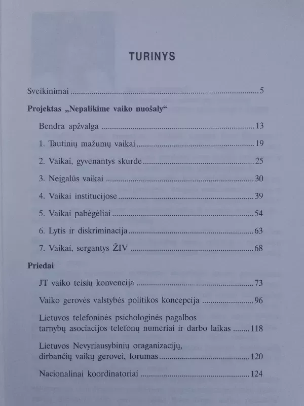 Nepalikime vaiko nuošaly - Autorių Kolektyvas, knyga 6