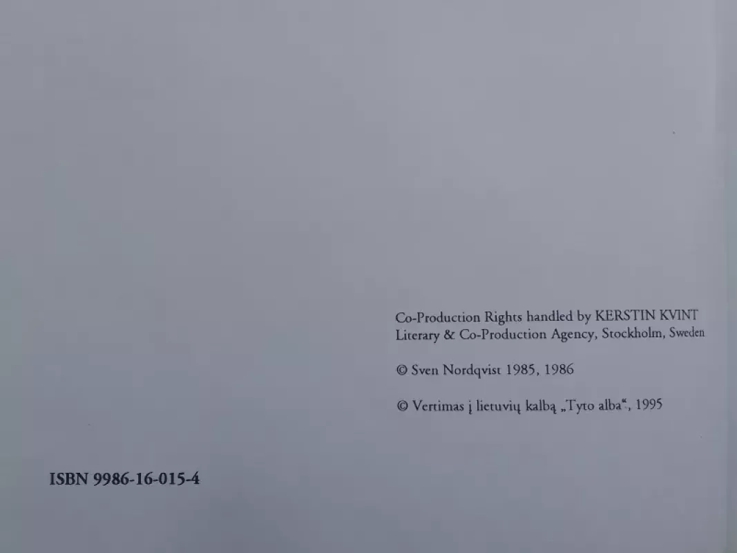 Petsono tortas. Lapių medžioklė - Svenas Nordkvistas, knyga 4