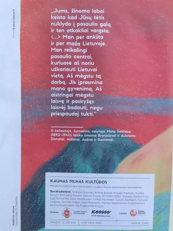 Kaunas pilnas kultūros Vojažai 2019 06 - Autorių Kolektyvas, knyga 3