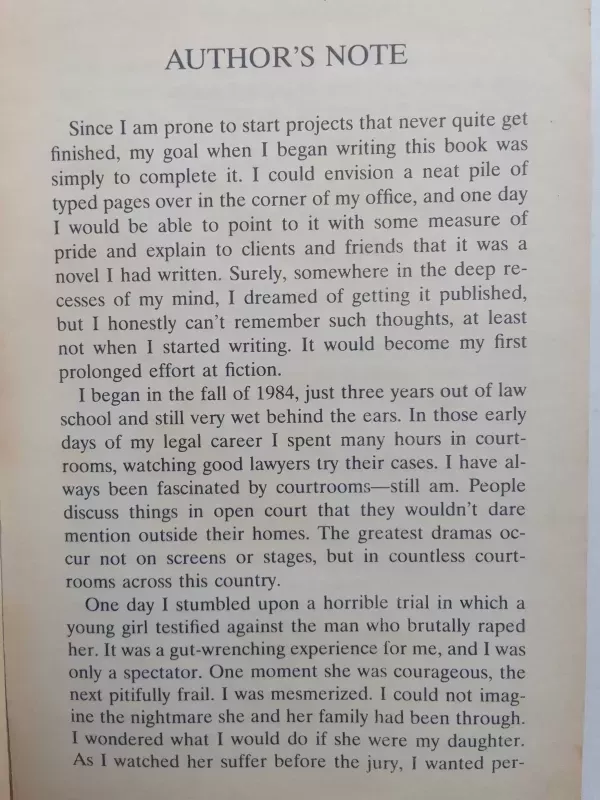 A time to kill - John Grisham, knyga 5