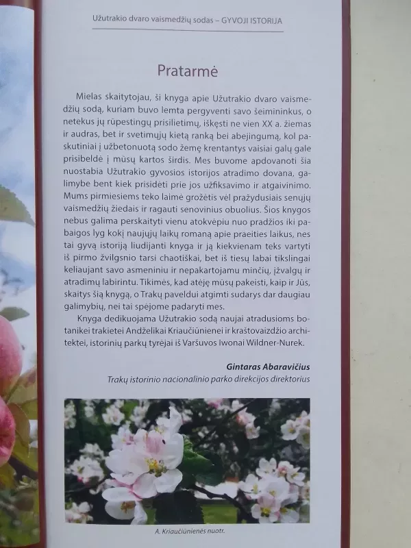 Užutrakio dvaro vaismedžių sodas - gyvoji istorija - Gelvonauskienė Dalia, Gelvonauskis Bronislovas, knyga 6